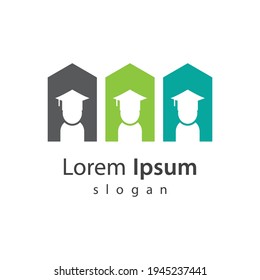 Design des Bildungslogos, Vektorgrafik