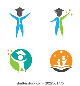 Education logo design vector  illustration