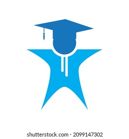 Education logo design vector  illustration
