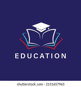 education logo design. vector illustration, vector logo