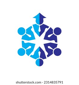 Education logo design vector  illustration