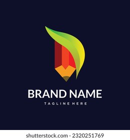 education logo design vector mark