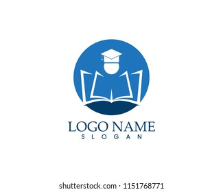 Education logo design vector template