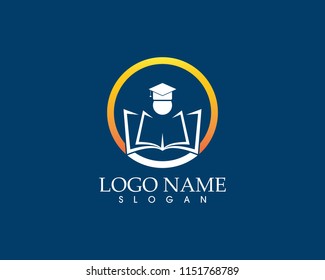 Education logo design vector template