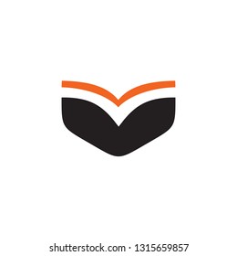 Education logo design vector template