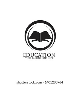 Education logo design vector template