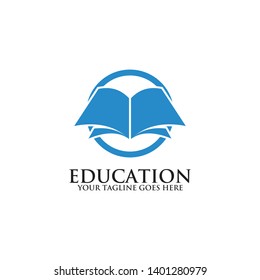 Education logo design vector template
