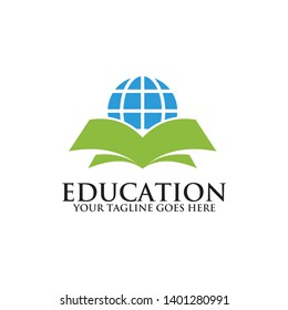 Education logo design vector template