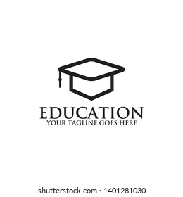 Education logo design vector template