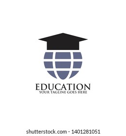 Education logo design vector template