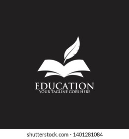 Education logo design vector template