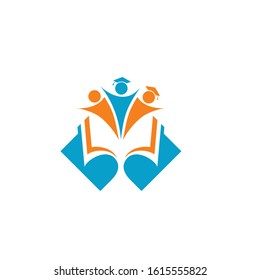 education logo design vector template sign