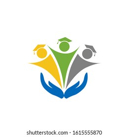 education logo design vector template sign