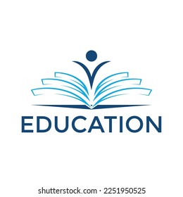 education logo design vector template