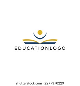 education logo design vector template