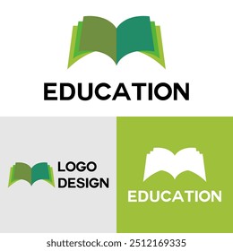 Education logo design vector template