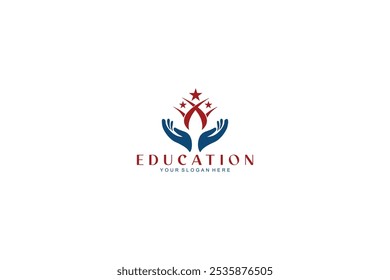 Modelo de vetor de Design de Logotipo de Educação 