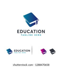 Education logo designs concept vector, Graduation logo template