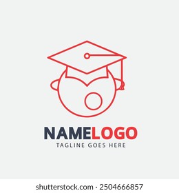 Education logo designs concept vector, Loop and Book Education logo designs symbol