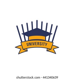 Education logo emblem template