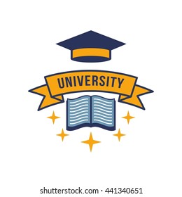 Education logo emblem template