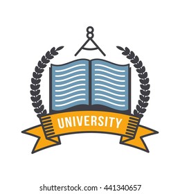 Education logo emblem template