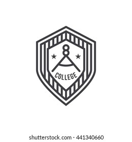 Education logo emblem template