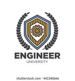 Education logo emblem template