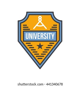 Education logo emblem template