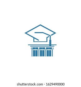 Education Logo, graduation cap education vector icon, University logo template design