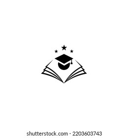 education logo icon design. suitable for company logo, print, digital, icon, apps, and other marketing material purpose