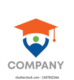 education logo icon design template sign