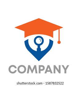 education logo icon design template sign