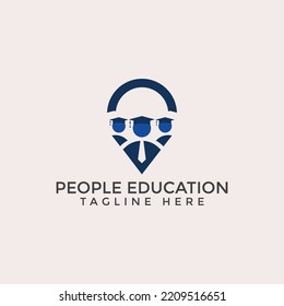 
Education logo icon design template. luxury, vector.