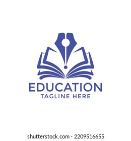 
Education logo icon design template. luxury, vector.