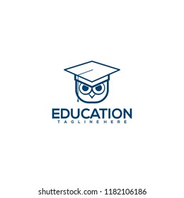 education logo icon design, vector illustration