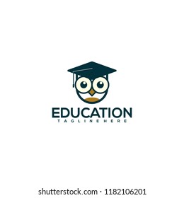 education logo icon design, vector illustration
