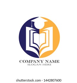 Education logo icon design, vector illustration - Vector
