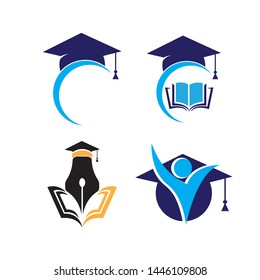 Education logo icon design, vector illustration - Vector
