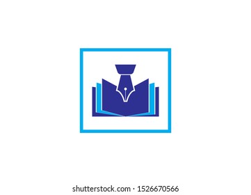 education logo icon design, vector illustration - Vector