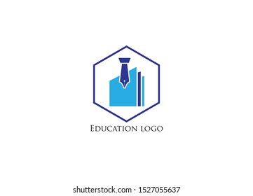 education logo icon design, vector illustration - Vector