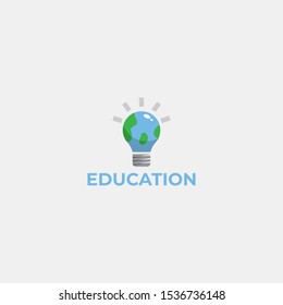 Education logo icon design, vector illustration.
