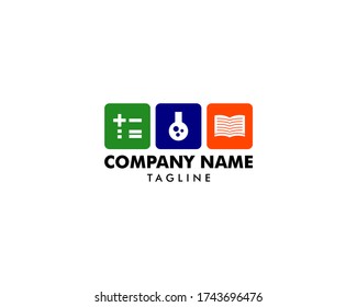 Education logo icon design vector illustration