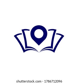 Education logo icon design, vector illustration, Point Concept design logo.