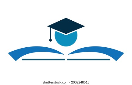 education logo icon design, vector illustration