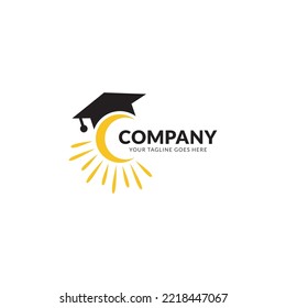 education logo icon design, vector illustration