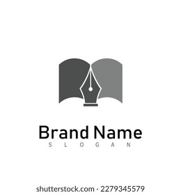 diseño de icono del logotipo educativo, ilustración vectorial