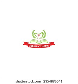 education logo icon design, vector illustration