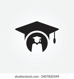 education logo icon design vector illustration