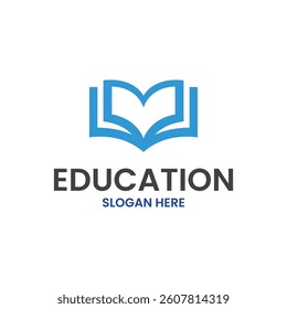 Education logo icon design. Vector illustration.